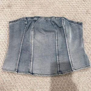 Denim /Jean Tube Top